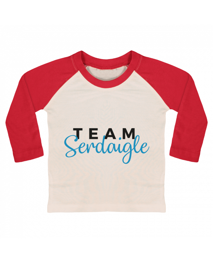Tee-shirt Bébé Baseball ML Team Serdaigle par Nana