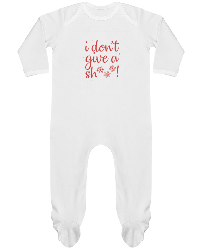 Baby Sleeper long sleeves Contrast I don't give a sh*** ! by Nana