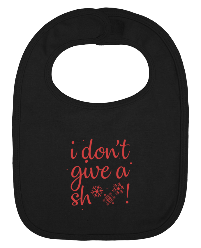 Baby Bib plain and contrast I don't give a sh*** ! by Nana