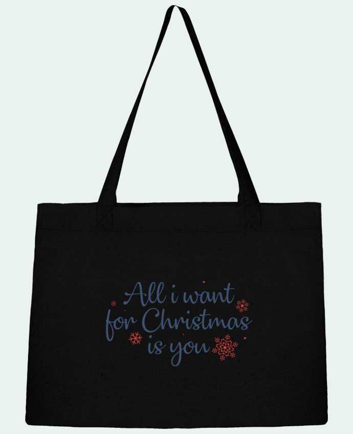 Shopping tote bag Stanley Stella All i want for christmas is you by Nana