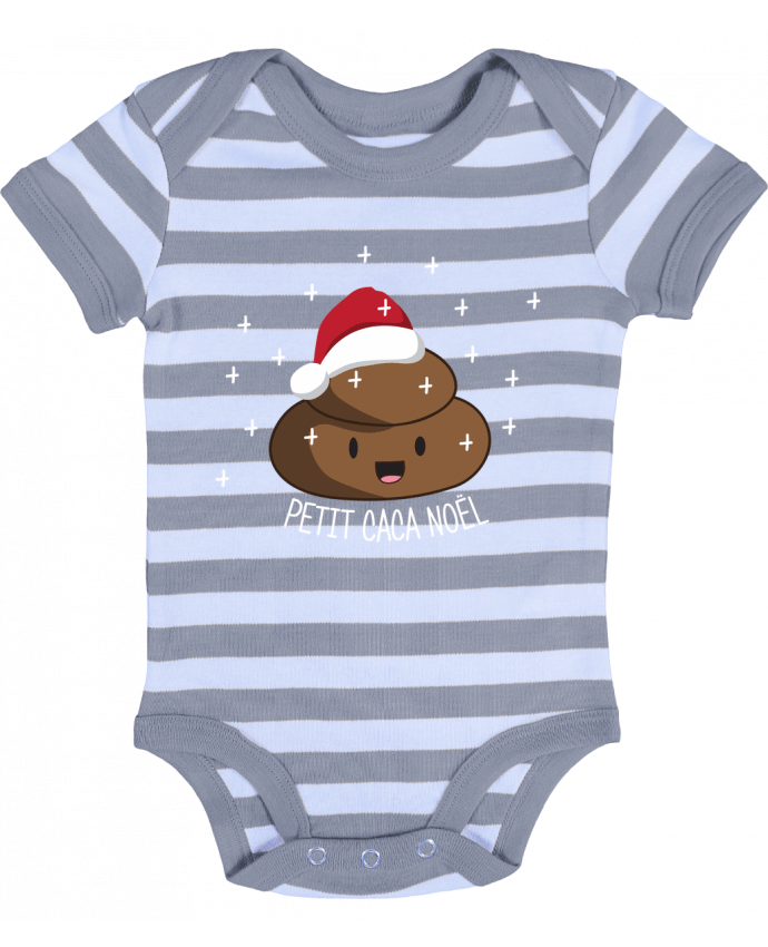 Body Bébé Rayé Petit caca noël - tunetoo