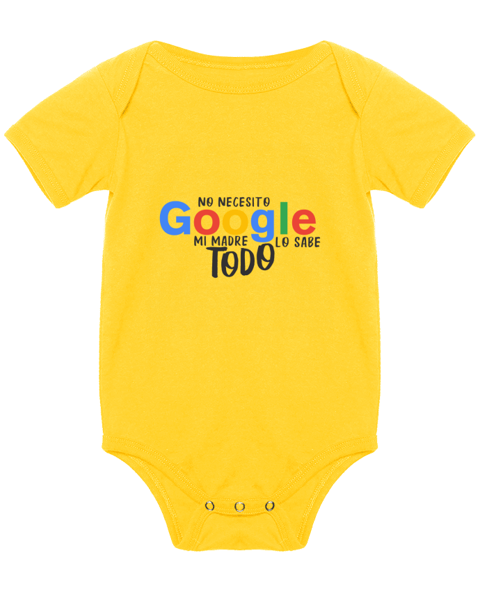 Body Bebé Google - Mi madre lo sabe todo por tunetoo