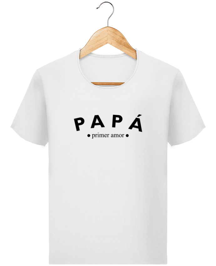  T-shirt Homme vintage Papá primer amor par tunetoo
