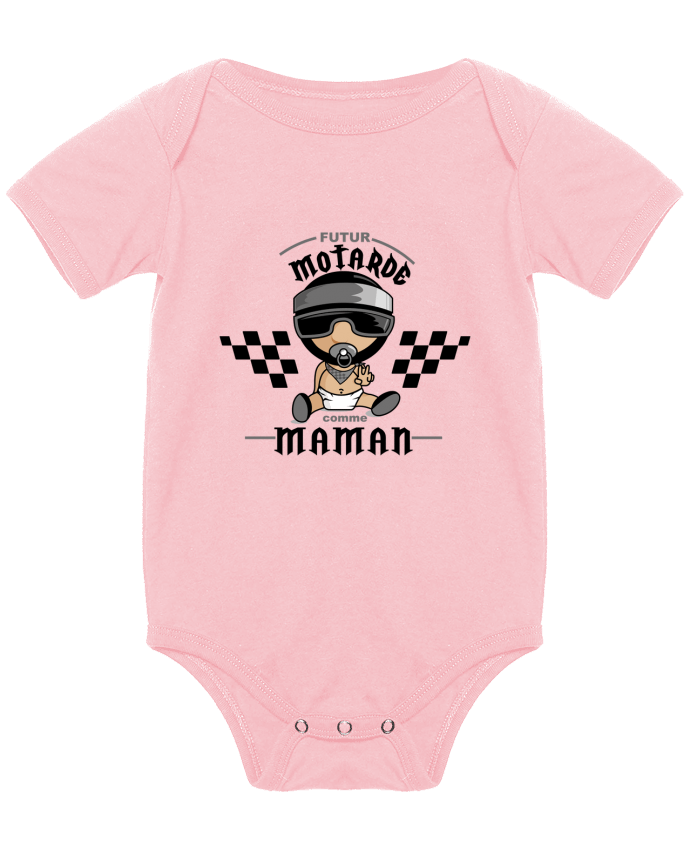 Body bébé Futur motarde comma maman par GraphiCK-Kids