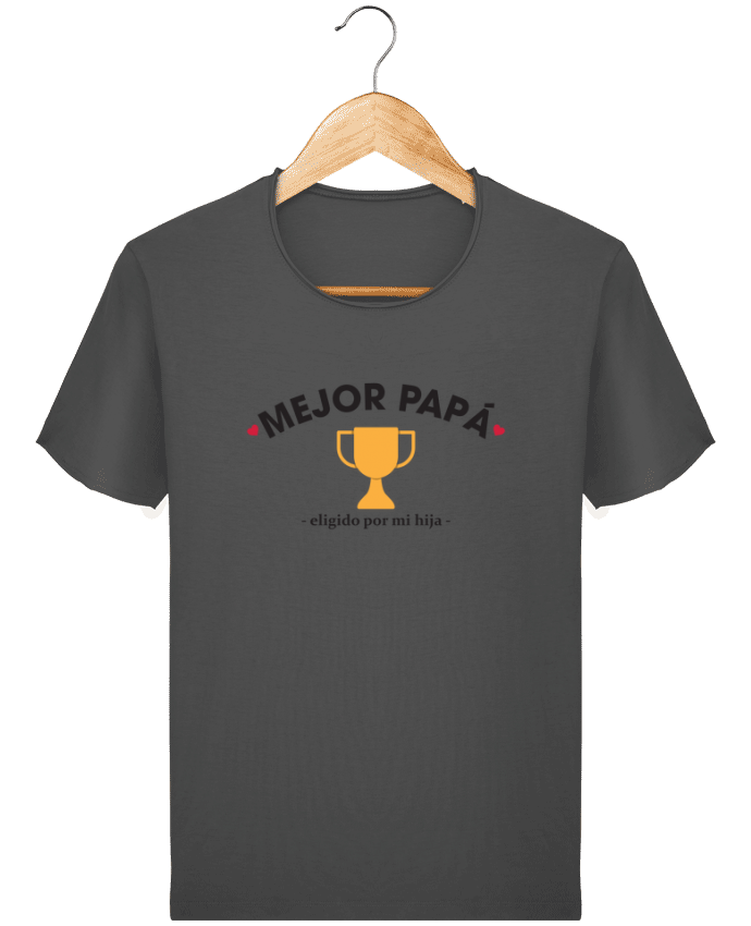  T-shirt Homme vintage Mejor papá - eligido po mi hija - par tunetoo