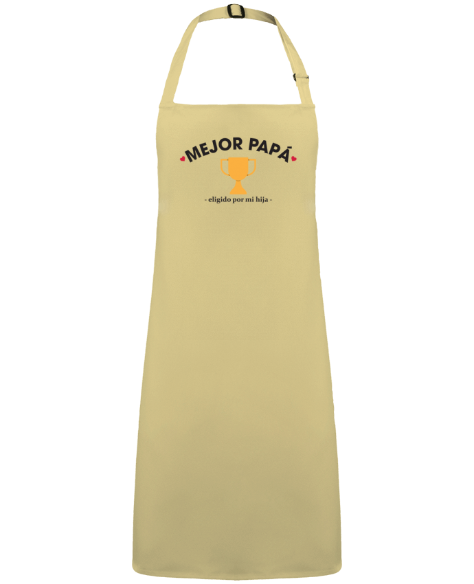 Apron no Pocket Mejor papá - eligido po mi hija - by  tunetoo