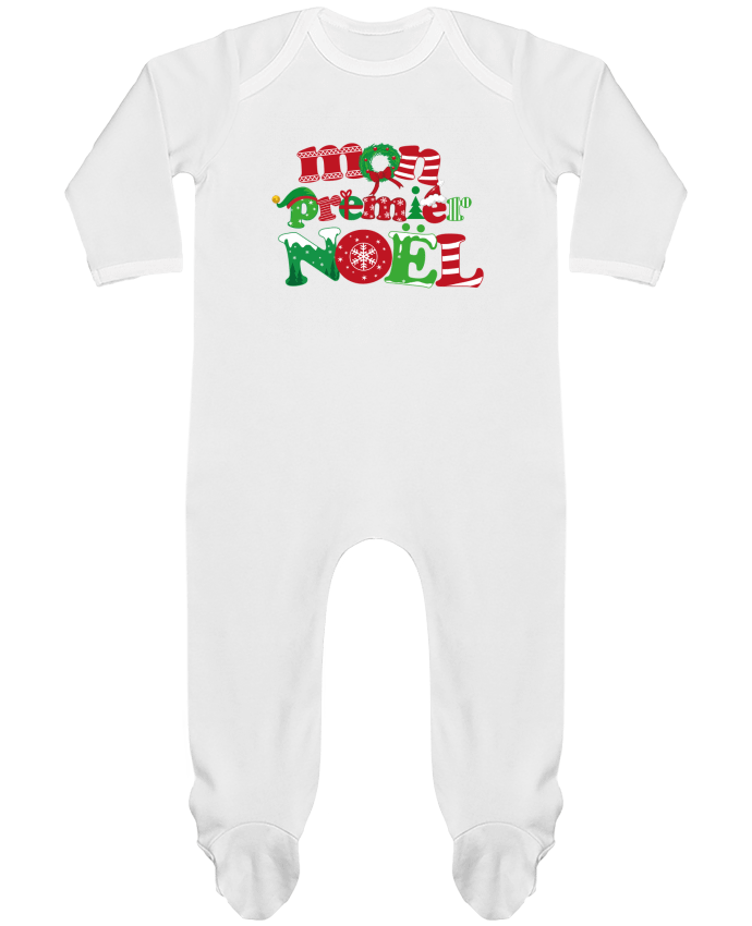 Body Pyjama Bébé Mon  premier Noël par GraphiCK-Kids