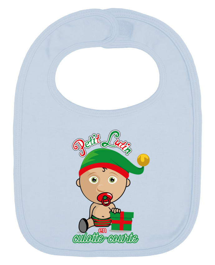 Bavoir bébé uni Petit Lutin de Noël par GraphiCK-Kids