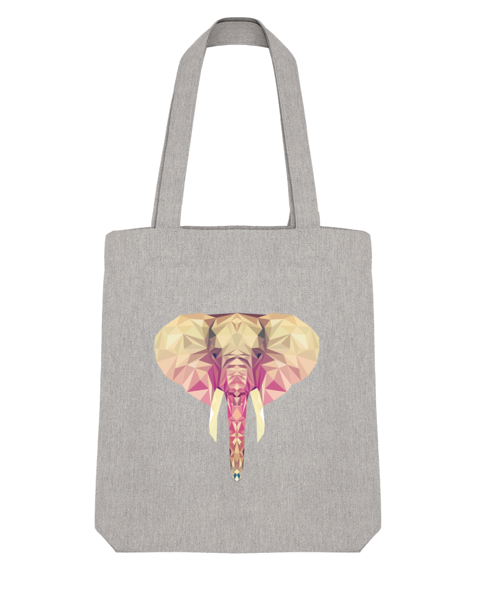 Tote Bag Stanley Stella Elefante poligonal by color indigo 