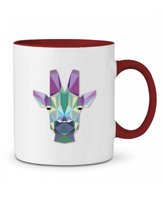 Mug bicolore Jirafa Poligonal color indigo