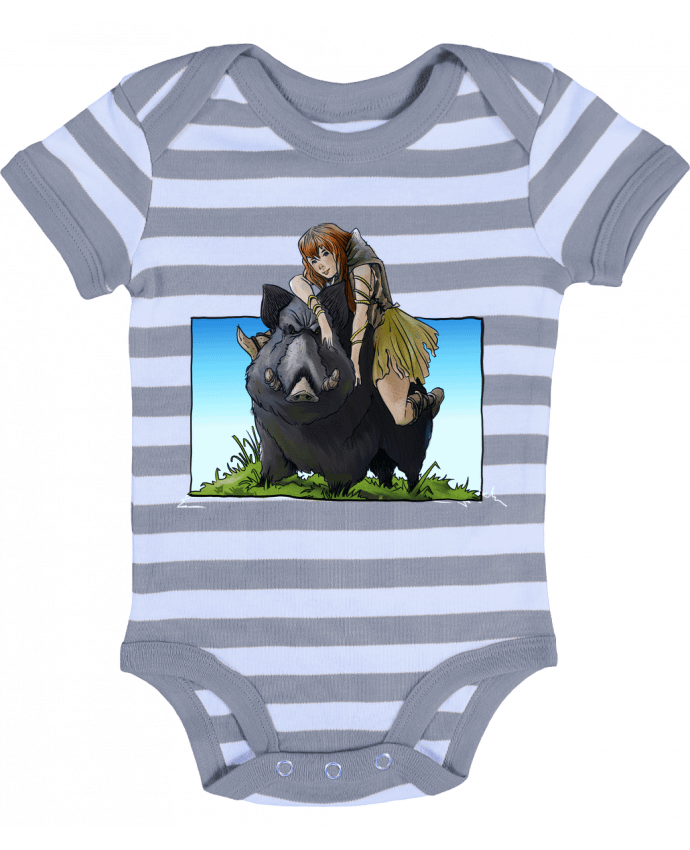 Baby Body striped Arduinna - Le Cartooniste