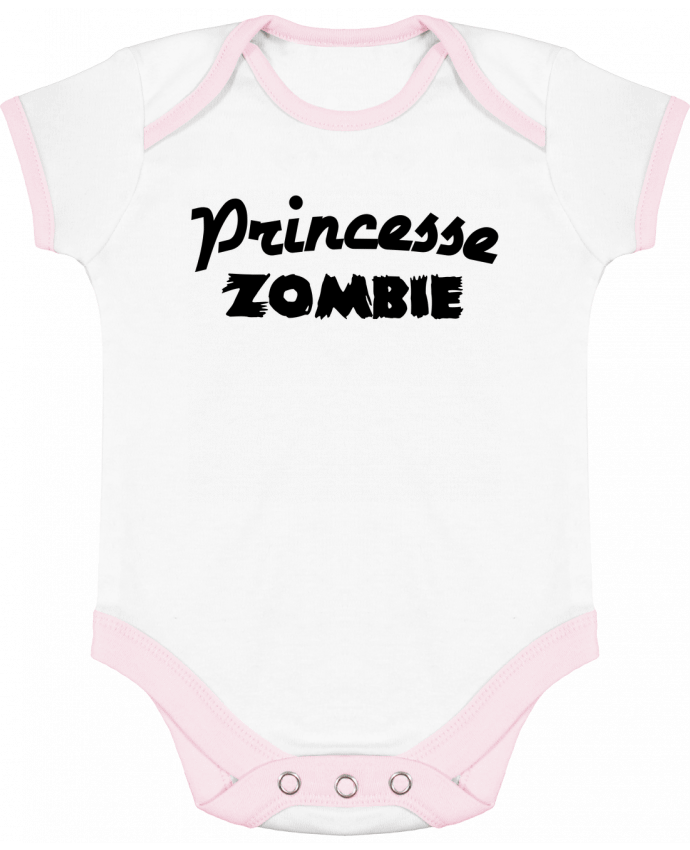 Body bébé manches contrastées Princesse Zombie par L'Homme Sandwich