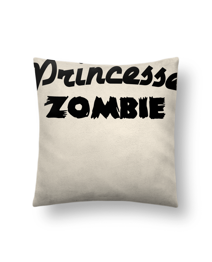 Coussin suédine Princesse Zombie par L'Homme Sandwich