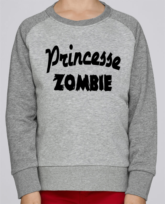 Sweatshirt Kids Round Neck Stanley Mini Contrast Princesse Zombie by L'Homme Sandwich