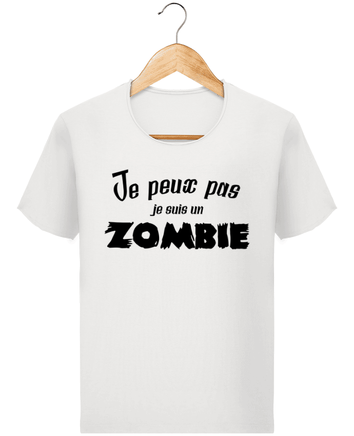  T-shirt Homme vintage Je peux pas je suis un Zombie par L'Homme Sandwich
