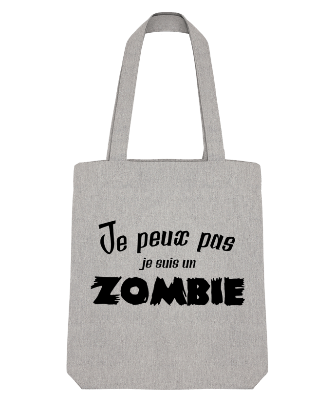 Tote Bag Stanley Stella Je peux pas je suis un Zombie par L'Homme Sandwich 