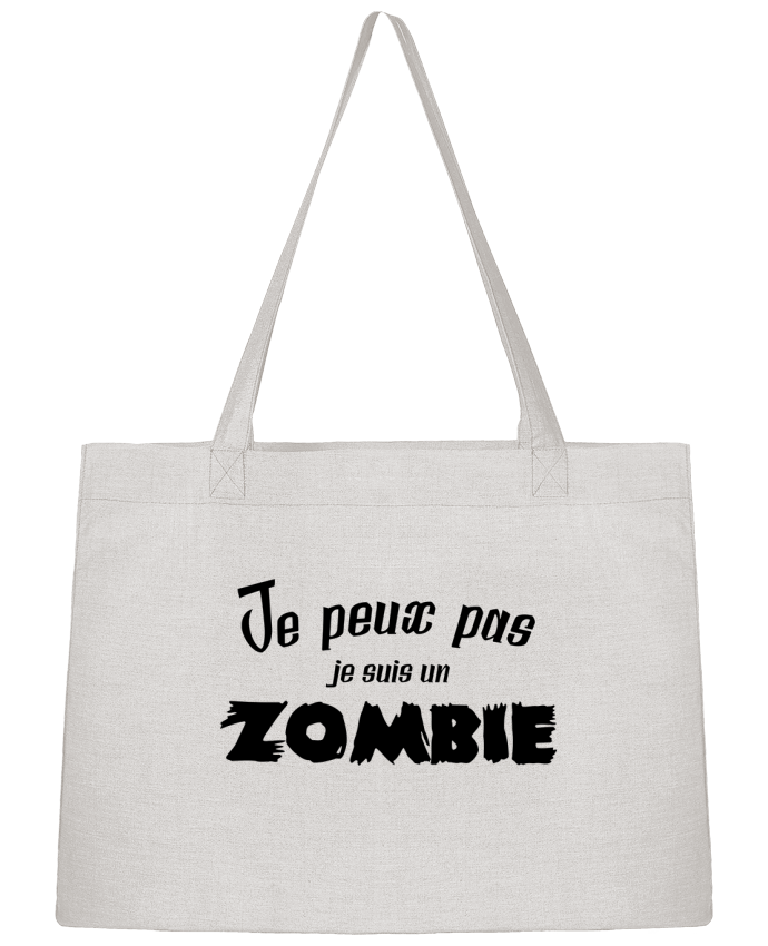 Shopping tote bag Stanley Stella Je peux pas je suis un Zombie by L'Homme Sandwich