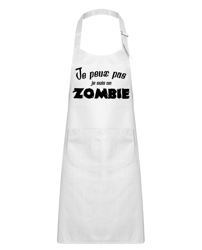 Tablier Enfant Je peux pas je suis un Zombie par L'Homme Sandwich