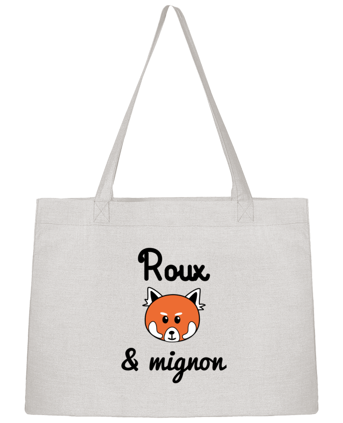 Shopping tote bag Stanley Stella Roux & Mignon, Panda roux by Benichan