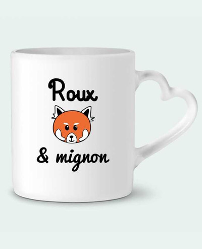 Mug coeur Roux & Mignon, Panda roux par Benichan