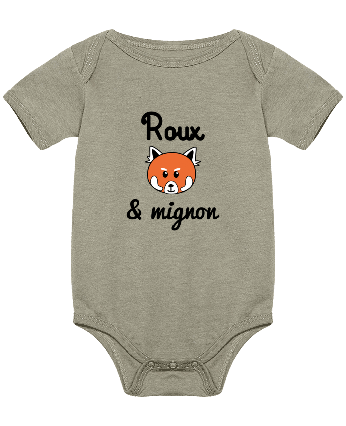 Body bébé Roux & Mignon, Panda roux par Benichan