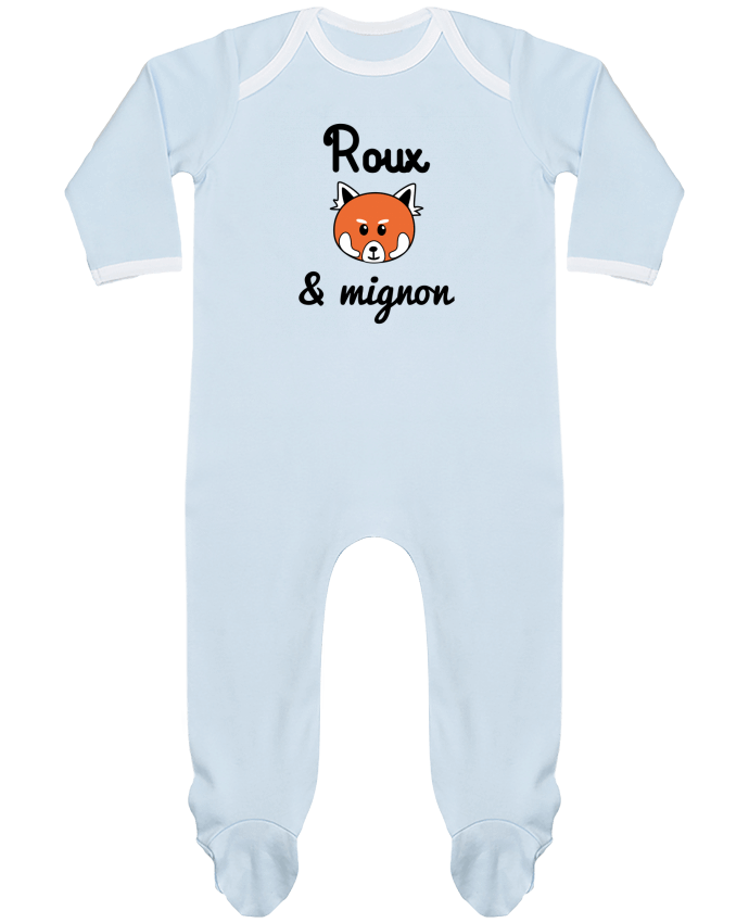 Baby Sleeper long sleeves Contrast Roux & Mignon, Panda roux by Benichan