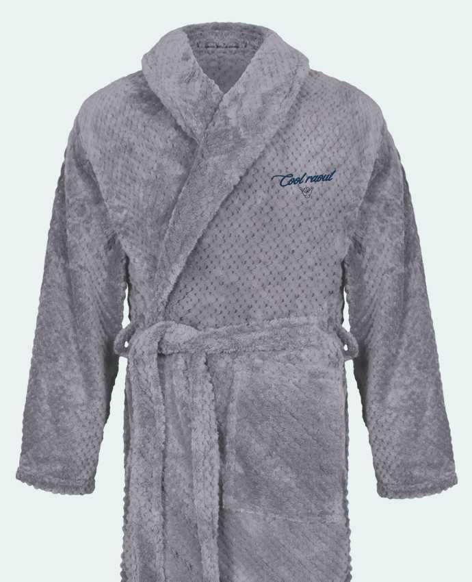 Bathrobe Men Soft Coral Fleece Cool Raoul by tunetoo