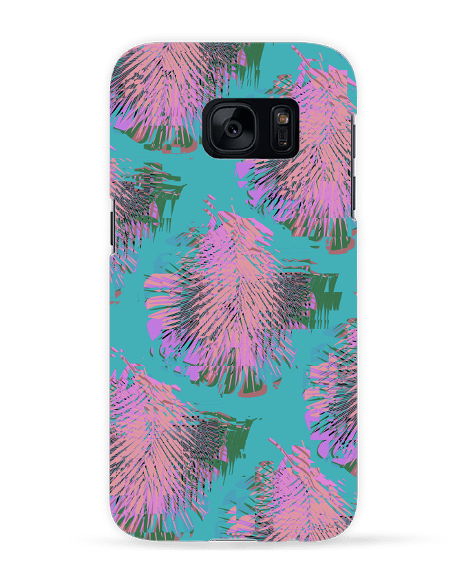 Case 3D Samsung Galaxy S7 Pink Palms by L'Homme Sandwich