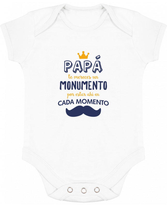 Baby Body Contrast Papá te mereces un monumento by tunetoo