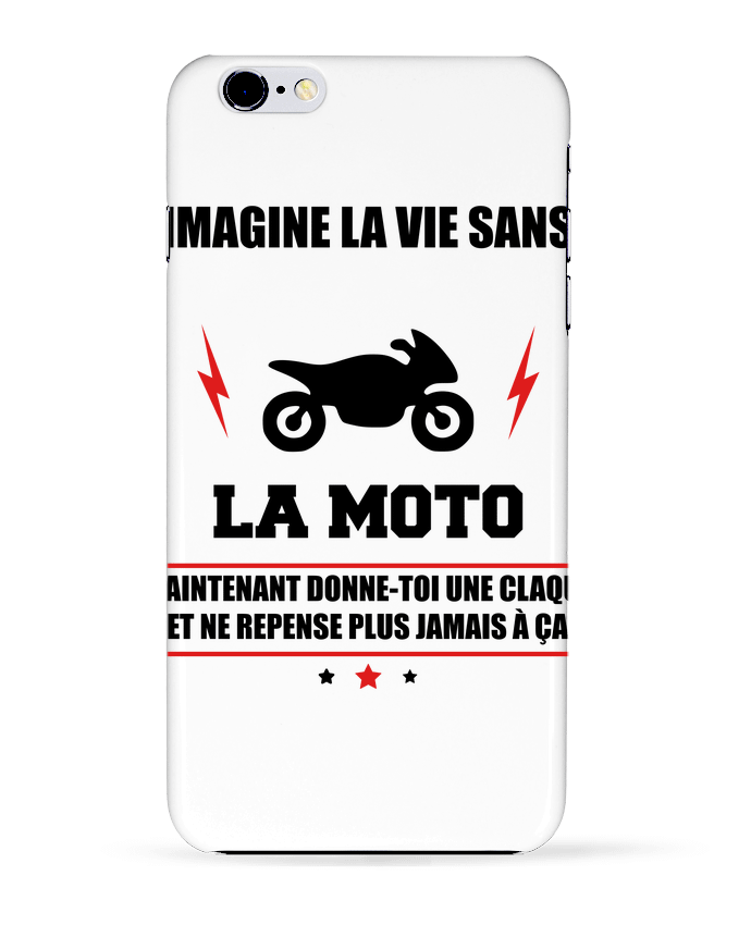 Carcasa Iphone 6+ Imagine la vie sans la moto de Benichan