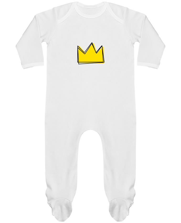 Baby Sleeper long sleeves Contrast Crown by VanLeg