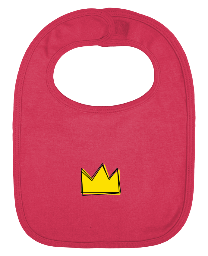Baby Bib plain and contrast Crown by VanLeg