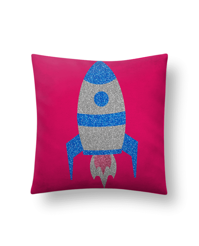 Cushion suede touch 45 x 45 cm Fusée by Les Caprices de Filles