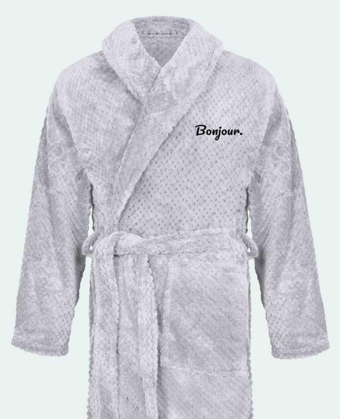 Bathrobe Men Soft Coral Fleece Bonjour. by tunetoo