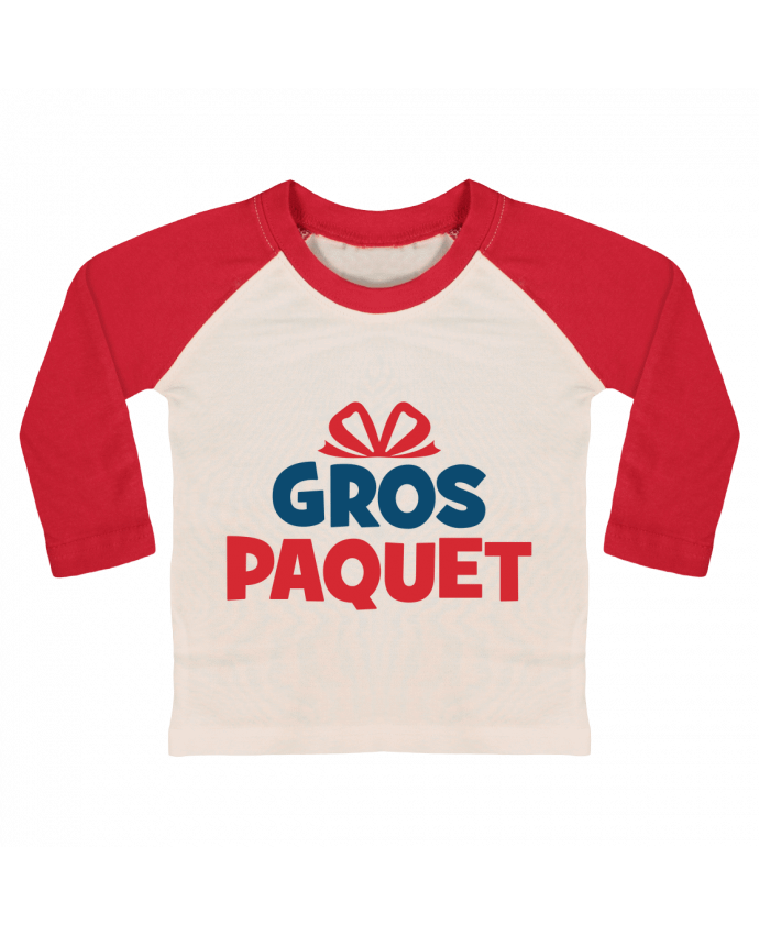 T-shirt baby Baseball long sleeve Noël - Gros paquet by tunetoo