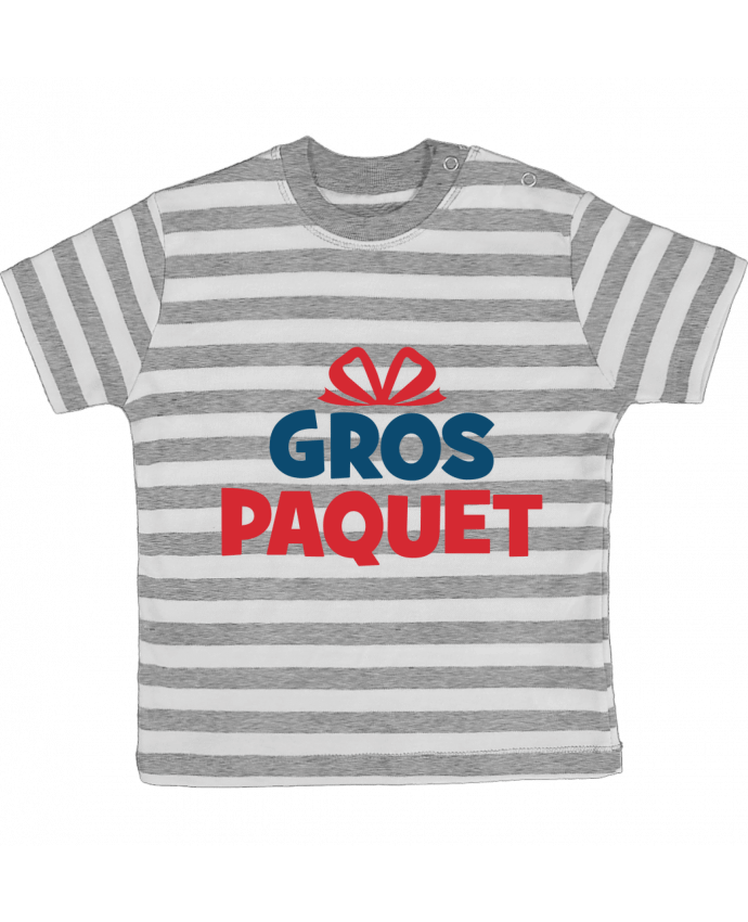 Tee-shirt bébé à rayures Noël - Gros paquet par tunetoo