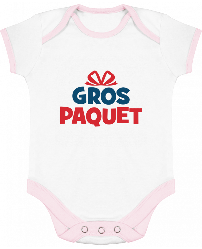 Body bébé manches contrastées Noël - Gros paquet par tunetoo