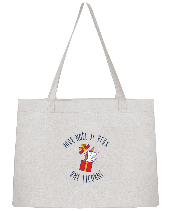 Shopping tote bag Stanley Stella Noël - Je veux une licorne by tunetoo