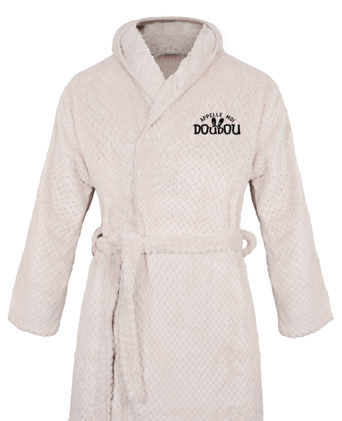 Bathrobe Women Soft Coral Fleece Appelle moi doudou by tunetoo