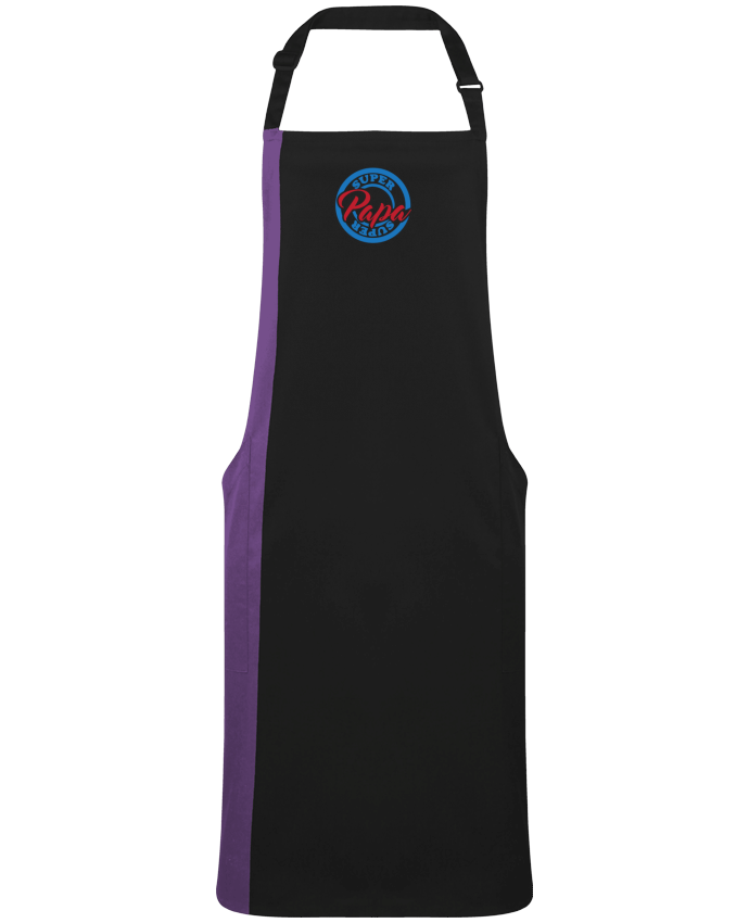 Two-tone long Apron Super papa by  tunetoo