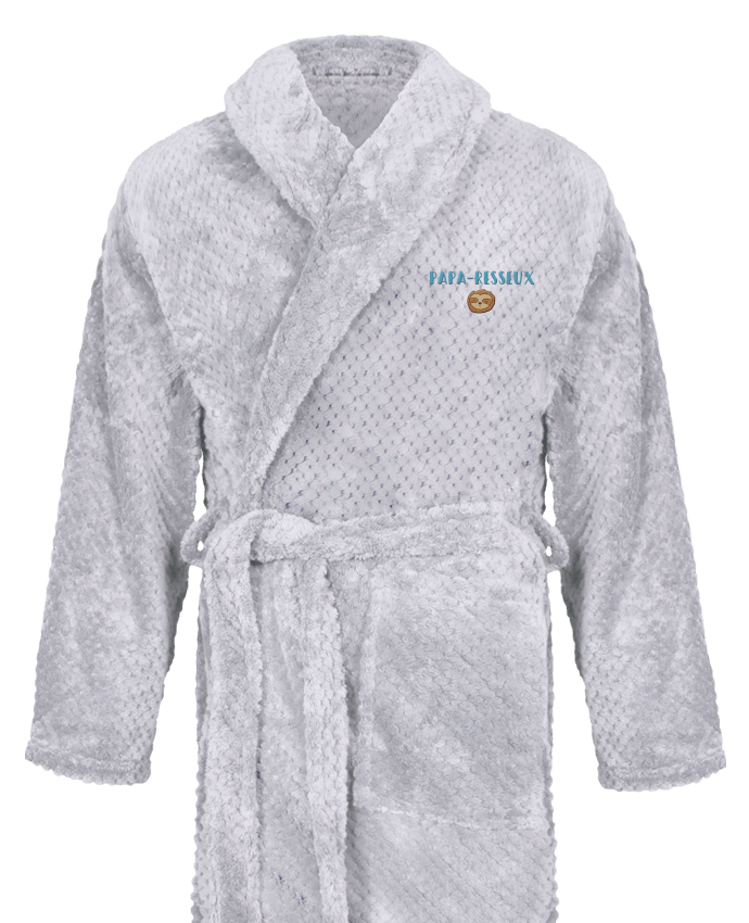 Bathrobe Men Soft Coral Fleece Papa-resseux by tunetoo