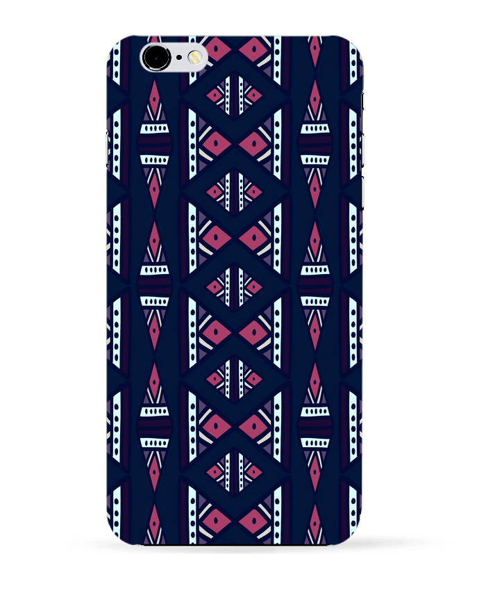 Case 3D iPhone 6+ Coussin décoratif avec motifs art tribal de boutikto