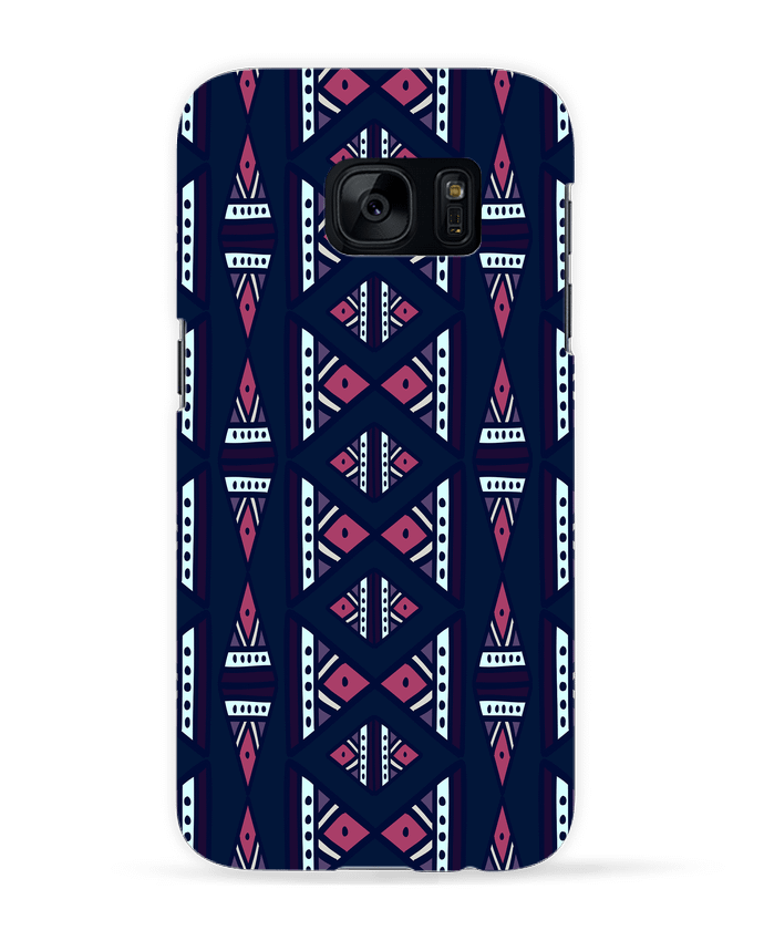 Case 3D Samsung Galaxy S7 Coussin décoratif avec motifs art tribal by boutikto
