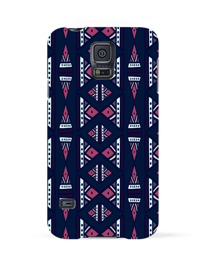 Case 3D Samsung Galaxy S5 Coussin décoratif avec motifs art tribal by boutikto