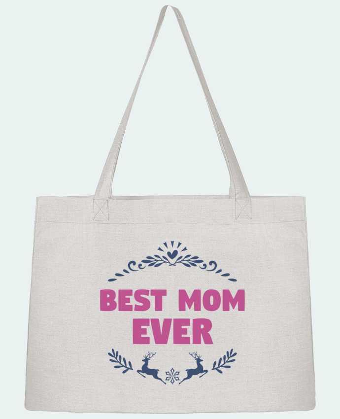 Shopping tote bag Stanley Stella Christmas - Best Mom Ever by tunetoo