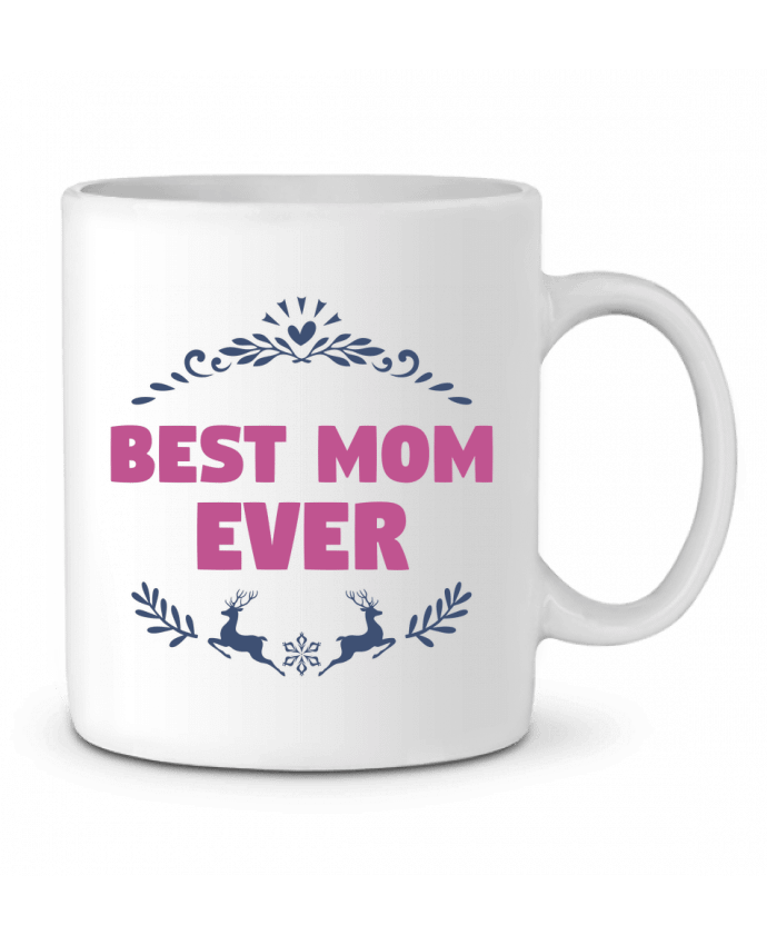 Ceramic Mug Christmas - Best Mom Ever by tunetoo