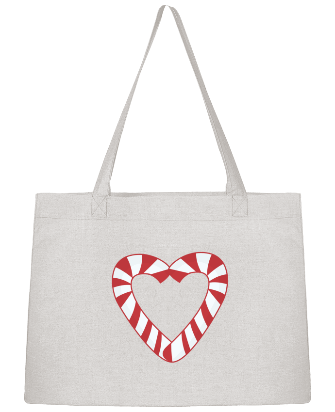 Bolsa de Tela Stanley Stella Christmas Candy Cane Heart por tunetoo