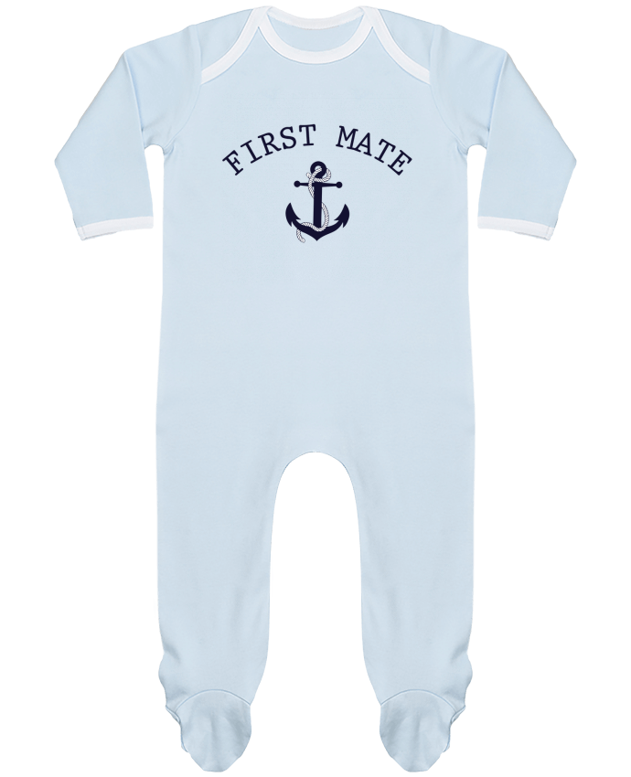 Pijama Bebé Manga Larga Contraste Capitain and first mate por tunetoo