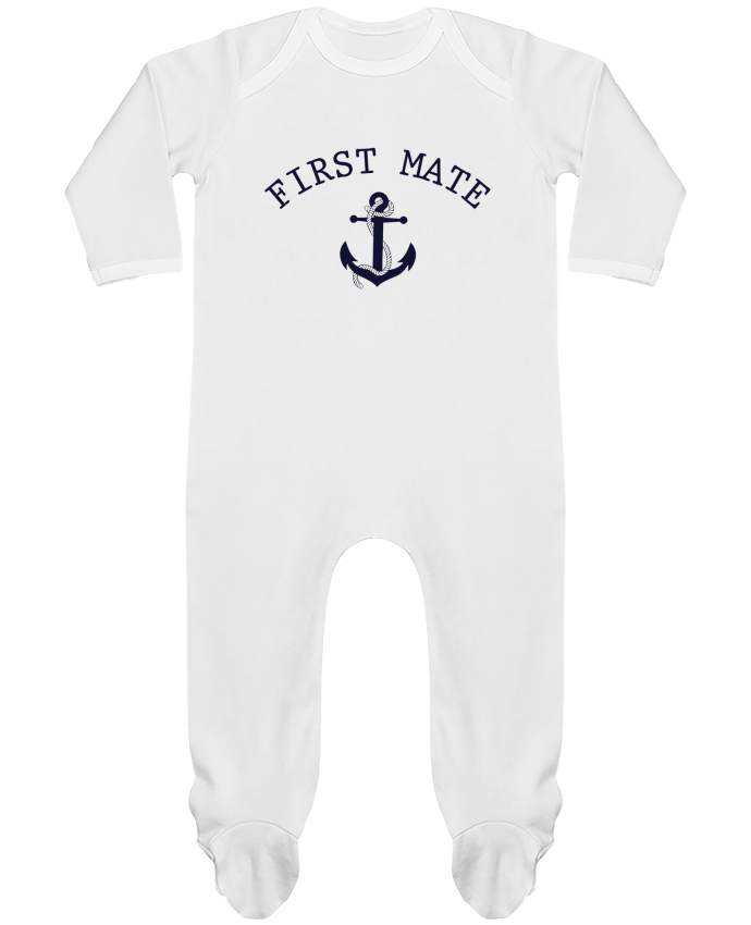 Baby Sleeper long sleeves Contrast Capitain and first mate by tunetoo