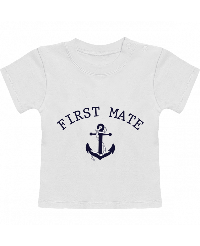 Camiseta Bebé Manga Corta Capitain and first mate manches courtes du designer tunetoo
